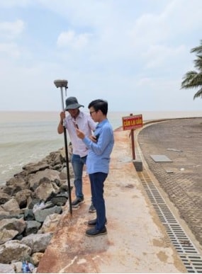 Nghiên cứu xây dựng mô hình dự báo ngập lụt ven biển do nước dâng và sóng trong bão- Ảnh 4. Nghiên cứu xây dựng mô hình dự báo ngập lụt ven biển do nước dâng và sóng trong bão- Ảnh 4.