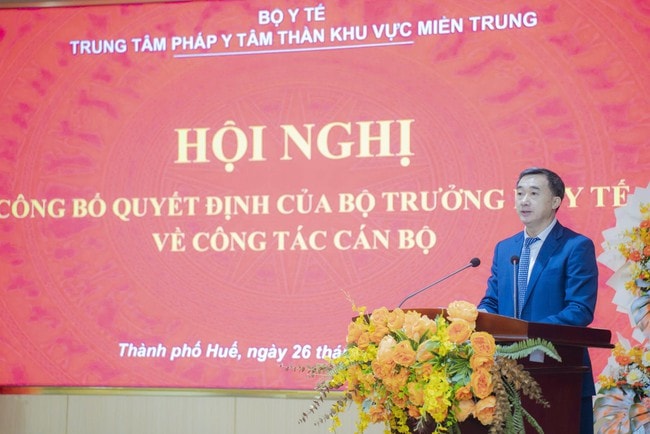 Bộ Y tế bổ nhiệm lại Giám đốc Trung tâm Pháp y tâm thần khu vực miền Trung- Ảnh 2.