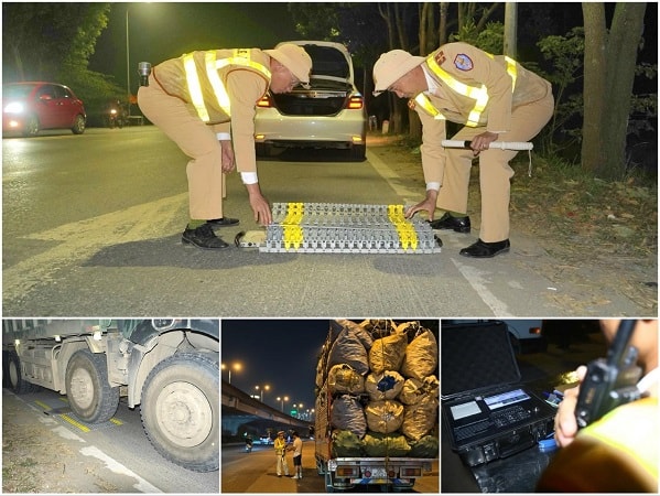 CSGT Hà Nội tuần tra xuyên đêm, phát hiện nhiều chiêu 'lách luật' của tài xế xe tải- Ảnh 6. CSGT Hà Nội tuần tra xuyên đêm, phát hiện nhiều chiêu 'lách luật' của tài xế xe tải- Ảnh 6.