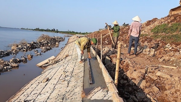 Đảm bảo an toàn hệ thống đê điều ứng phó bão số 15- Ảnh 2.