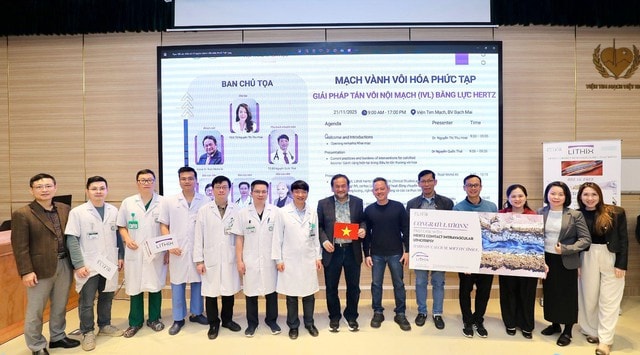 Bệnh viện Bạch Mai: Tiên phong ứng dụng công nghệ mới trong điều trị mạch vành vôi hóa phức tạp bằng bóng phá vôi nội mạch IVL cơ học sử dụng lực Hertz- Ảnh 1.