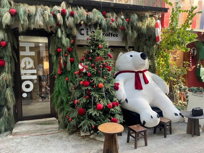 Ngõ nhỏ ở Hà Nội 'hút' giới trẻ trước mùa Giáng sinh- Ảnh 5.