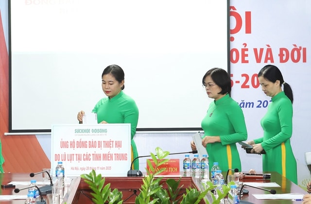 Báo Sức khỏe và Đời sống ủng hộ đồng bào vùng lũ miền Trung - Tây Nguyên- Ảnh 6.