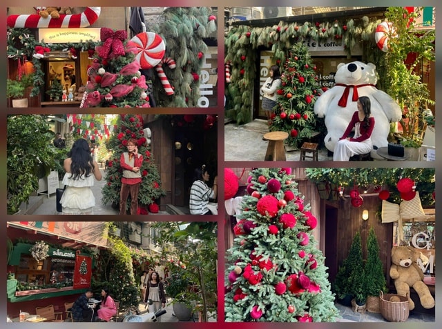 Không khí Giáng sinh lan tỏa khắp phố phường Hà Nội- Ảnh 1. Không khí Giáng sinh lan tỏa khắp phố phường Hà Nội- Ảnh 1.