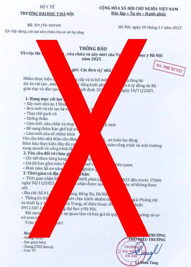 Đại học Y Hà Nội cảnh báo về tình trạng giả mạo, trục lợi- Ảnh 3.