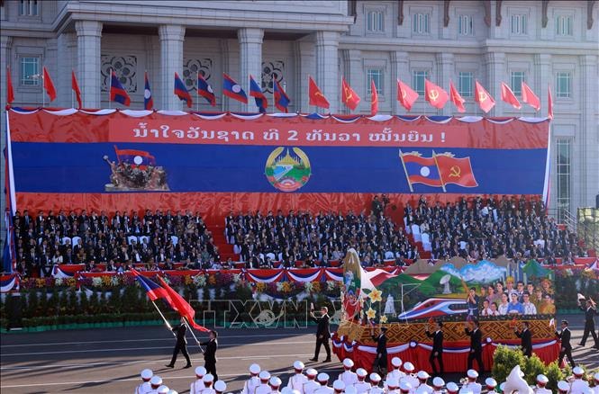 Kỷ niệm trọng thể 50 năm Quốc khánh nước Cộng hòa Dân chủ Nhân dân Lào- Ảnh 5.