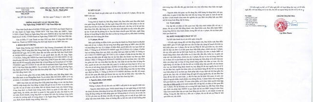 Phát hiện vi phạm tại Ngân hàng Việt Nam Hiện đại (MBV)- Ảnh 2.