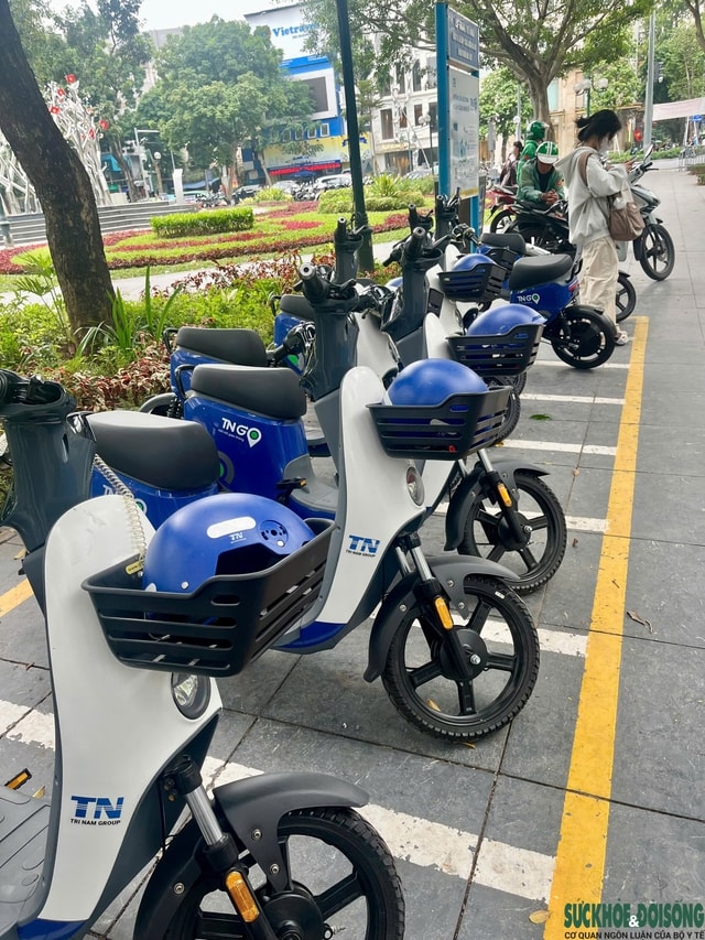 Hà Nội sử dụng xe đạp điện công cộng, thêm giải pháp giao thông thân thiện môi trường- Ảnh 7. Hà Nội sử dụng xe đạp điện công cộng, thêm giải pháp giao thông thân thiện môi trường- Ảnh 7.