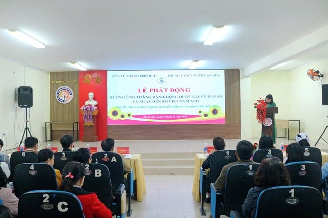 Huế: Phát động hưởng ứng Tháng hành động Quốc gia về Dân số và Ngày Dân số Việt Nam 26/12- Ảnh 2. Huế: Phát động hưởng ứng Tháng hành động Quốc gia về Dân số và Ngày Dân số Việt Nam 26/12- Ảnh 2.