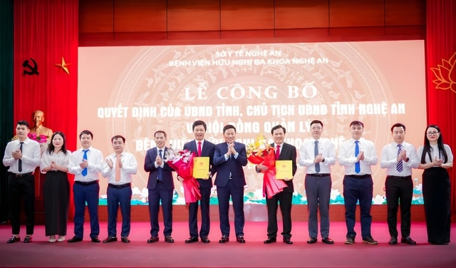 Bổ nhiệm Chủ tịch Hội đồng quản lý Bệnh viện Hữu nghị Đa khoa Nghệ An- Ảnh 1. Bổ nhiệm Chủ tịch Hội đồng quản lý Bệnh viện Hữu nghị Đa khoa Nghệ An- Ảnh 1.