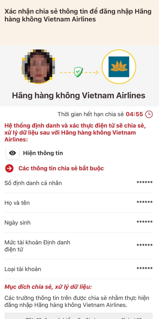 Cách mua vé máy bay và làm thủ tục check-in online bằng ứng dụng VNeID- Ảnh 4. Cách mua vé máy bay và làm thủ tục check-in online bằng ứng dụng VNeID- Ảnh 4.