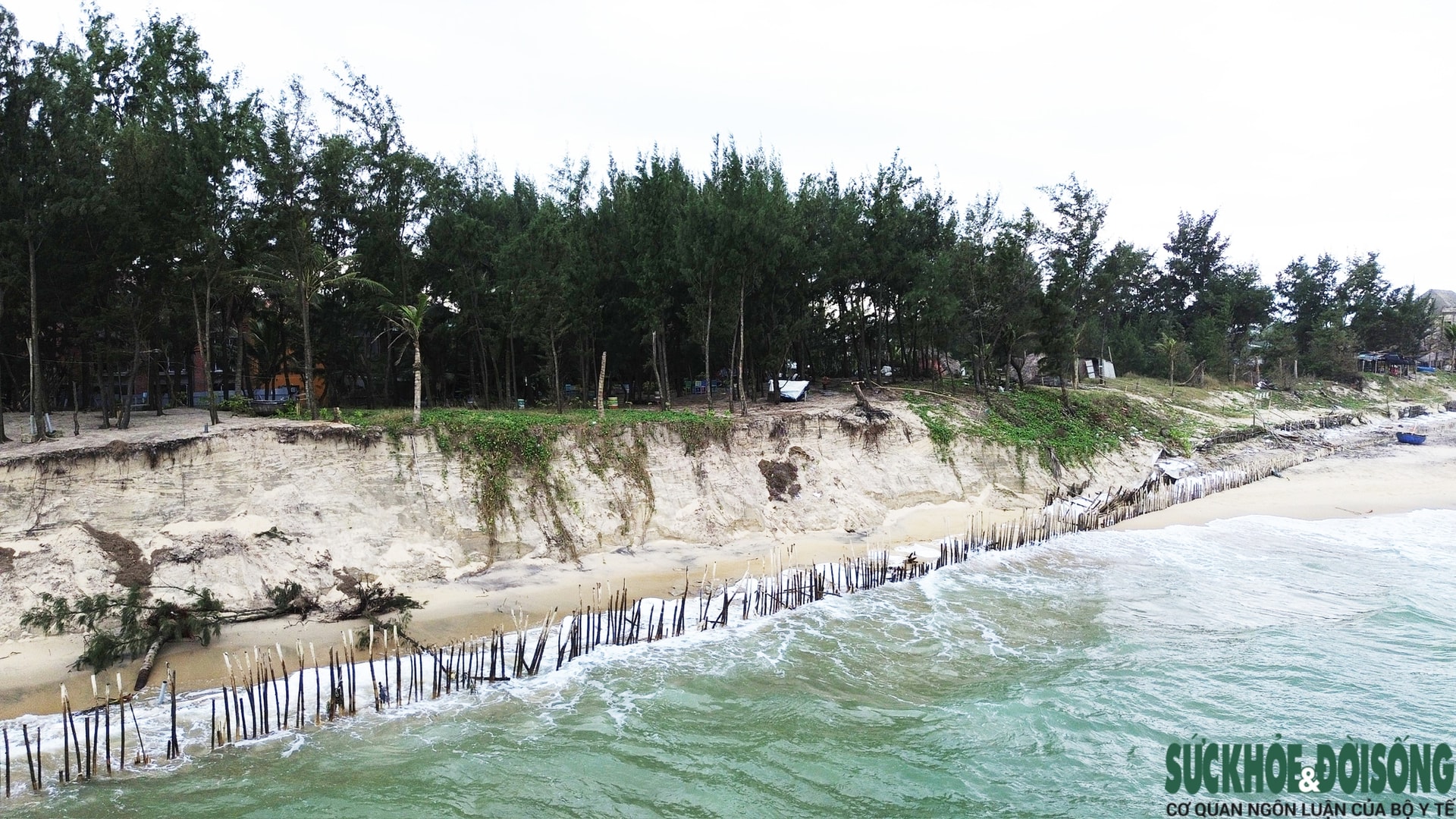 Cận cảnh bờ biển bị sóng dữ xé toạc, đe dọa 'nuốt' hàng loạt công trình- Ảnh 4.