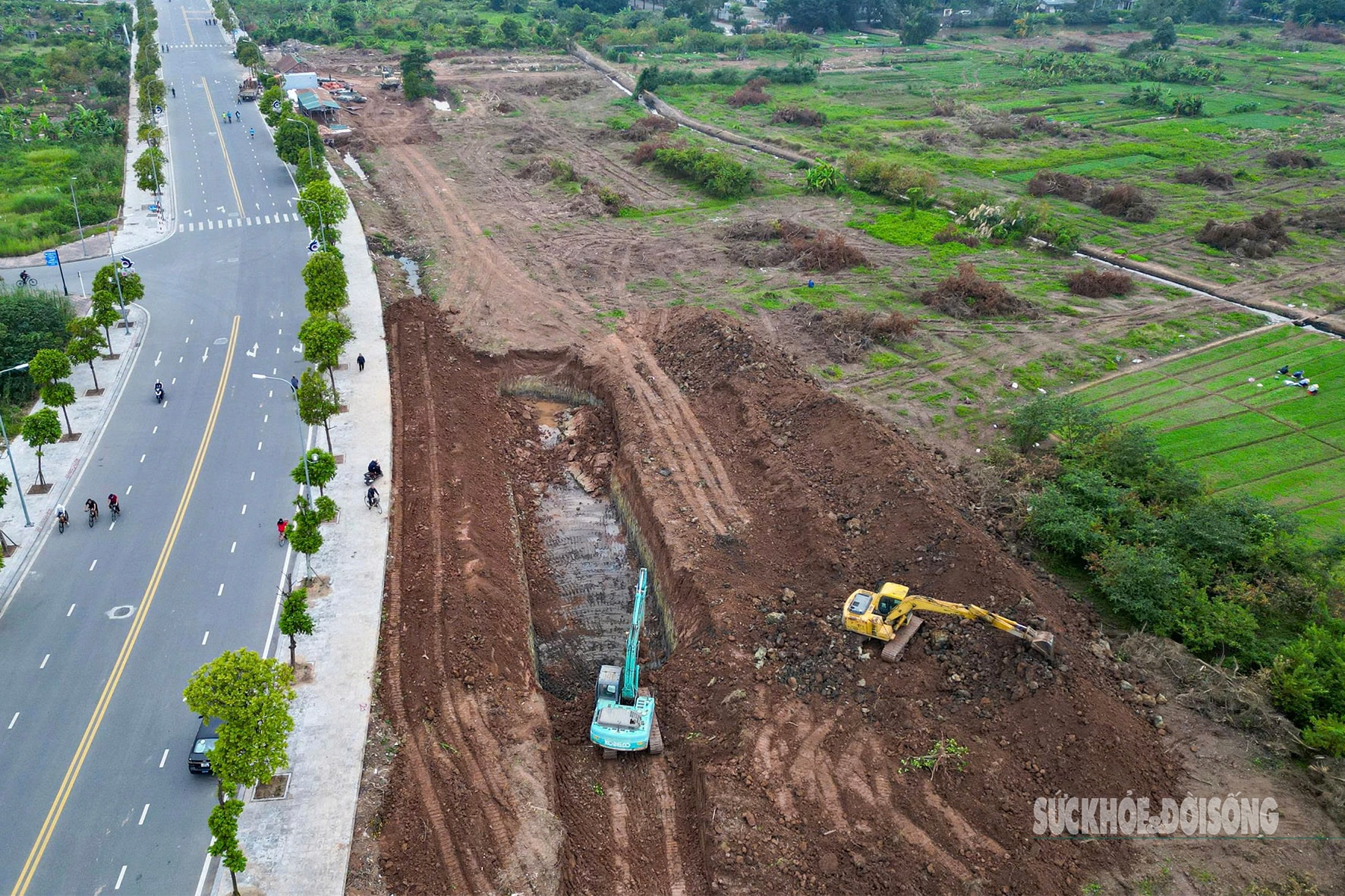 Hồ điều hòa hơn 30ha giữa Thủ đô bước vào giai đoạn thi công tăng tốc- Ảnh 8.