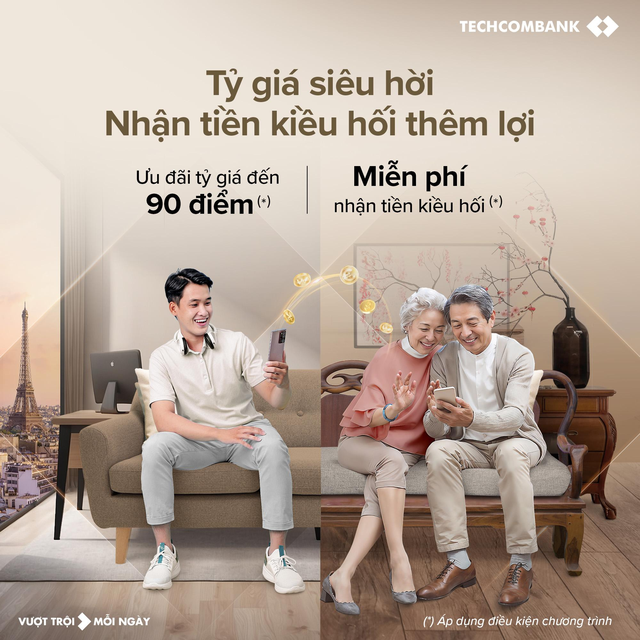 Techcombank tối ưu trải nghiệm chuyển tiền về Việt Nam cho cộng đồng kiều bào- Ảnh 1. Techcombank tối ưu trải nghiệm chuyển tiền về Việt Nam cho cộng đồng kiều bào- Ảnh 1.