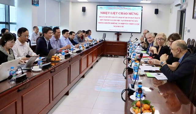 Đoàn chuyên gia y tế Đan Mạch làm việc tại Hưng Yên- Ảnh 1.