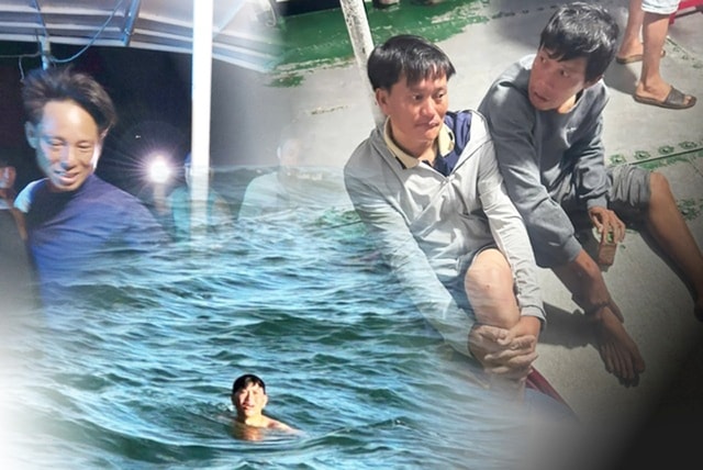 Vụ 3 ngư dân sống sót thần kỳ 2 ngày trên biển: Hai người được tặng thưởng Huân chương Dũng cảm- Ảnh 3. Vụ 3 ngư dân sống sót thần kỳ 2 ngày trên biển: Hai người được tặng thưởng Huân chương Dũng cảm- Ảnh 3.