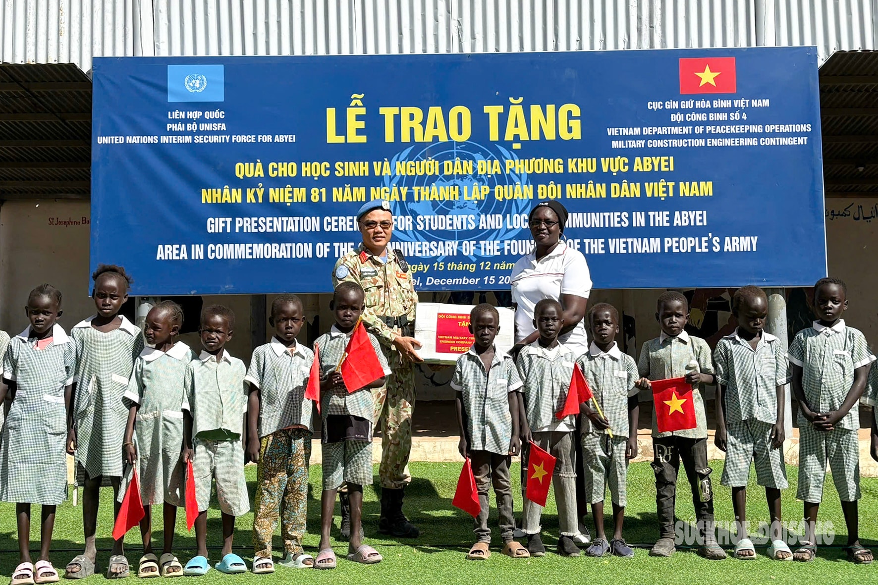 Đội Công binh số 4 gieo mầm nhân ái giữa lòng Abyei- Ảnh 3.
