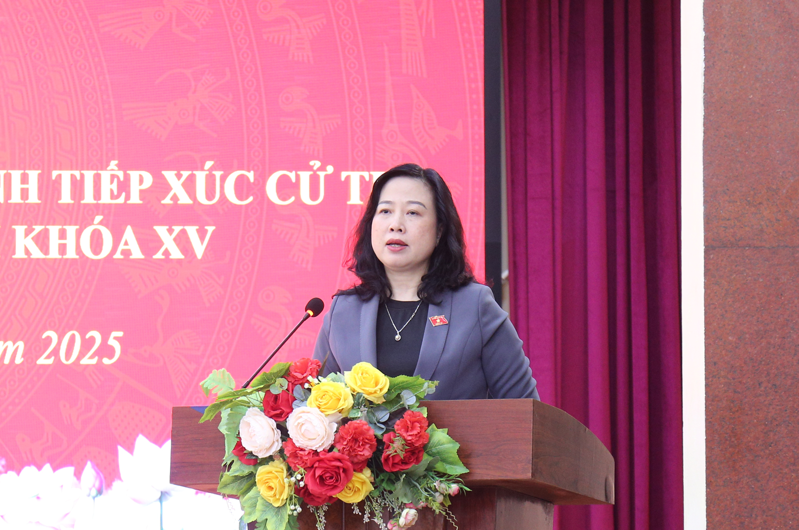 Bộ trưởng Bộ Y tế Đào Hồng Lan cùng đoàn ĐBQH Bắc Ninh tiếp xúc cử tri phường Ninh Xá- Ảnh 2.