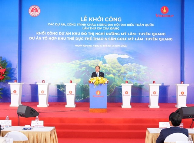 Vingroup khởi công đô thị nghỉ dưỡng suối khoáng và tổ hợp thể dục thể thao Mỹ Lâm – Tuyên Quang- Ảnh 3. Vingroup khởi công đô thị nghỉ dưỡng suối khoáng và tổ hợp thể dục thể thao Mỹ Lâm – Tuyên Quang- Ảnh 3.