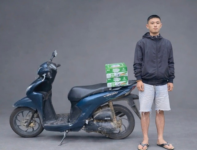 Tạm giữ hình sự Bùi Quang Phước vì chiếm đoạt 2 thùng bia - Ảnh 1.