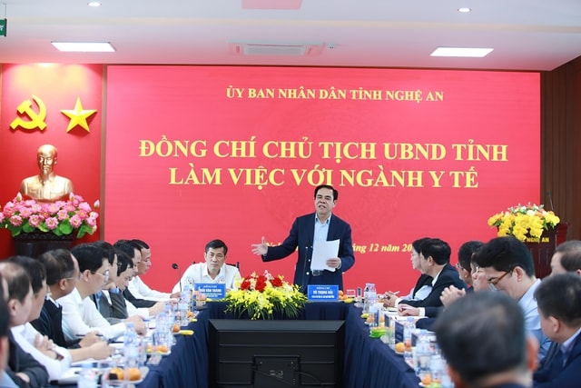 Nghệ An 'gỡ nghẽn' ngành y tế: Quy hoạch lại hệ thống, nâng chất phục vụ từ tuyến cơ sở- Ảnh 1.