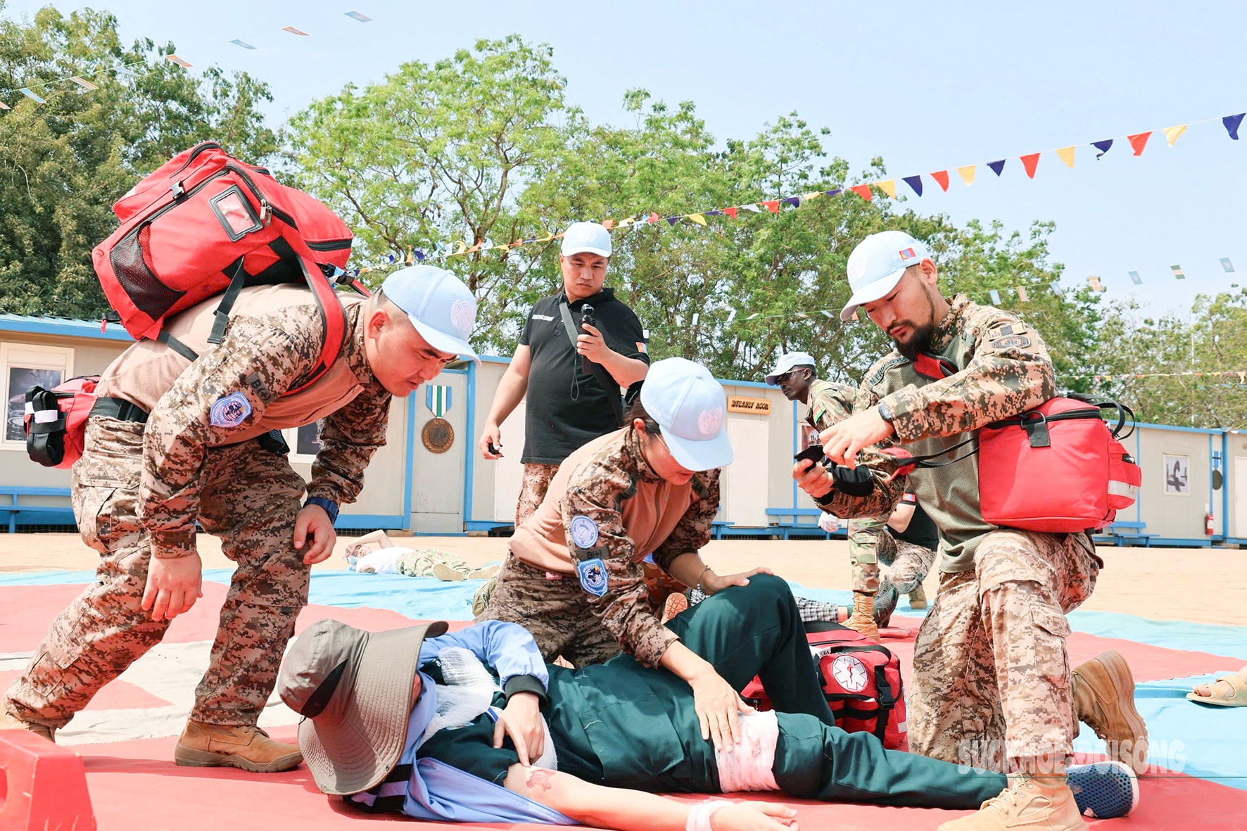 Chiến sĩ mũ nồi xanh Việt Nam hoàn thành kiểm tra năng lực sẵn sàng hoạt động của LHQ- Ảnh 3. Chiến sĩ mũ nồi xanh Việt Nam hoàn thành kiểm tra năng lực sẵn sàng hoạt động của LHQ- Ảnh 3.