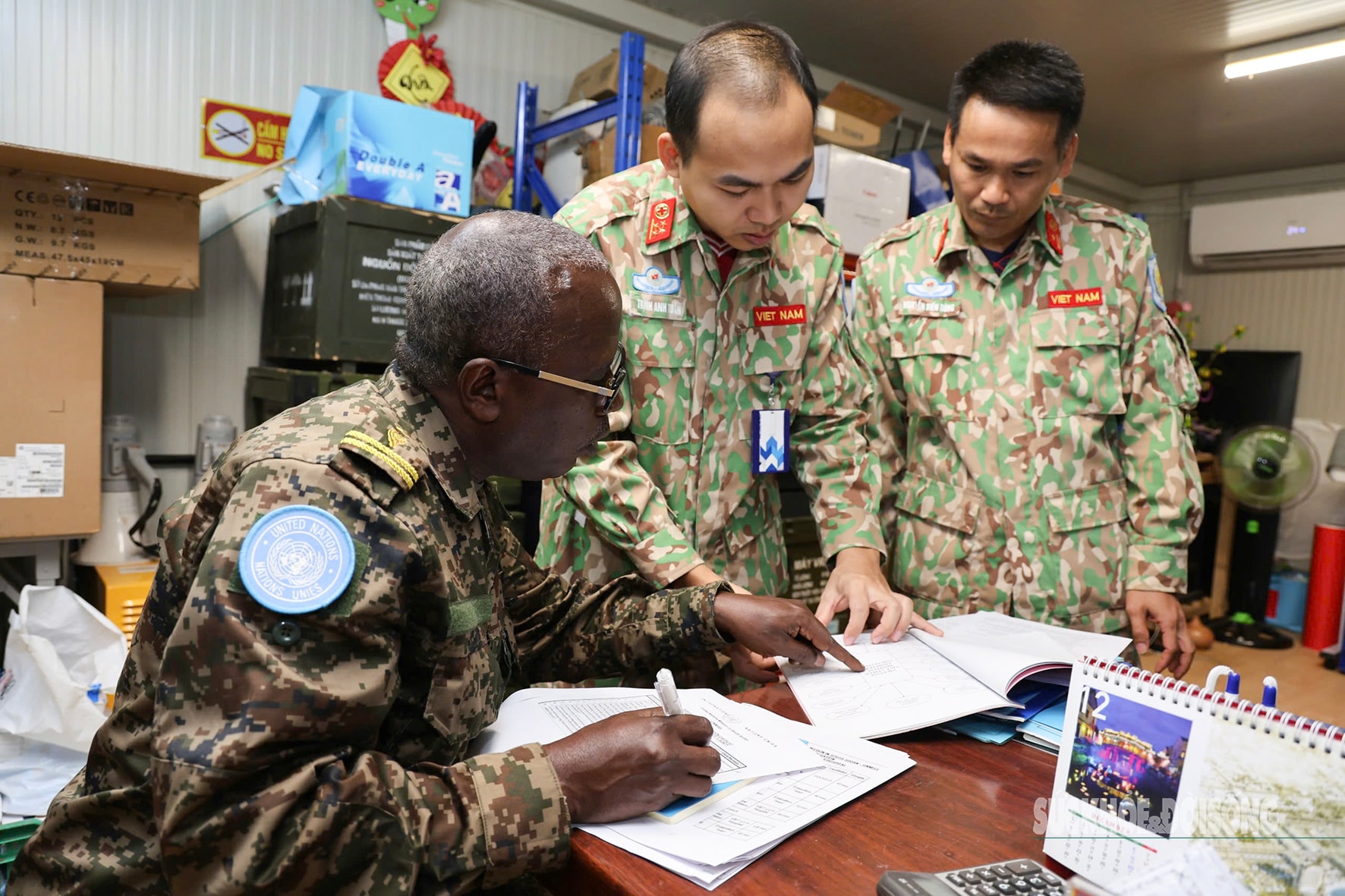 Chiến sĩ mũ nồi xanh Việt Nam hoàn thành kiểm tra năng lực sẵn sàng hoạt động của LHQ- Ảnh 4. Chiến sĩ mũ nồi xanh Việt Nam hoàn thành kiểm tra năng lực sẵn sàng hoạt động của LHQ- Ảnh 4.