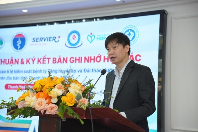 Servier Việt Nam đồng hành cùng ngành y tế Thanh Hóa về triển khai đề án Control Rate – As One: Hướng tới kiểm soát toàn diện bệnh lý mạn tính- Ảnh 2. Servier Việt Nam đồng hành cùng ngành y tế Thanh Hóa về triển khai đề án Control Rate – As One: Hướng tới kiểm soát toàn diện bệnh lý mạn tính- Ảnh 2.