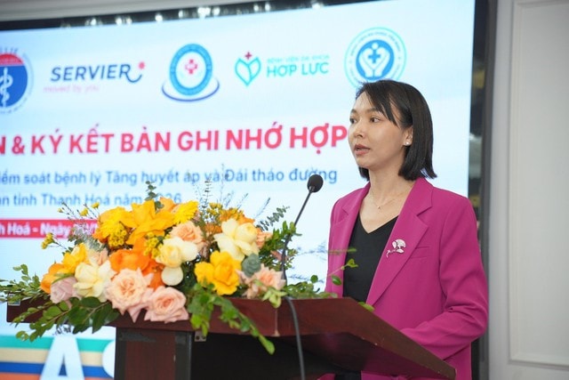 Servier Việt Nam đồng hành cùng ngành y tế Thanh Hóa về triển khai đề án Control Rate – As One: Hướng tới kiểm soát toàn diện bệnh lý mạn tính- Ảnh 3. Servier Việt Nam đồng hành cùng ngành y tế Thanh Hóa về triển khai đề án Control Rate – As One: Hướng tới kiểm soát toàn diện bệnh lý mạn tính- Ảnh 3.