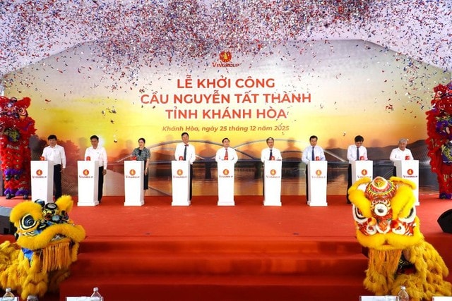 Khởi công cầu Nguyễn Tất Thành ở Khánh Hòa, mở ra trục kết nối chiến lược- Ảnh 1.