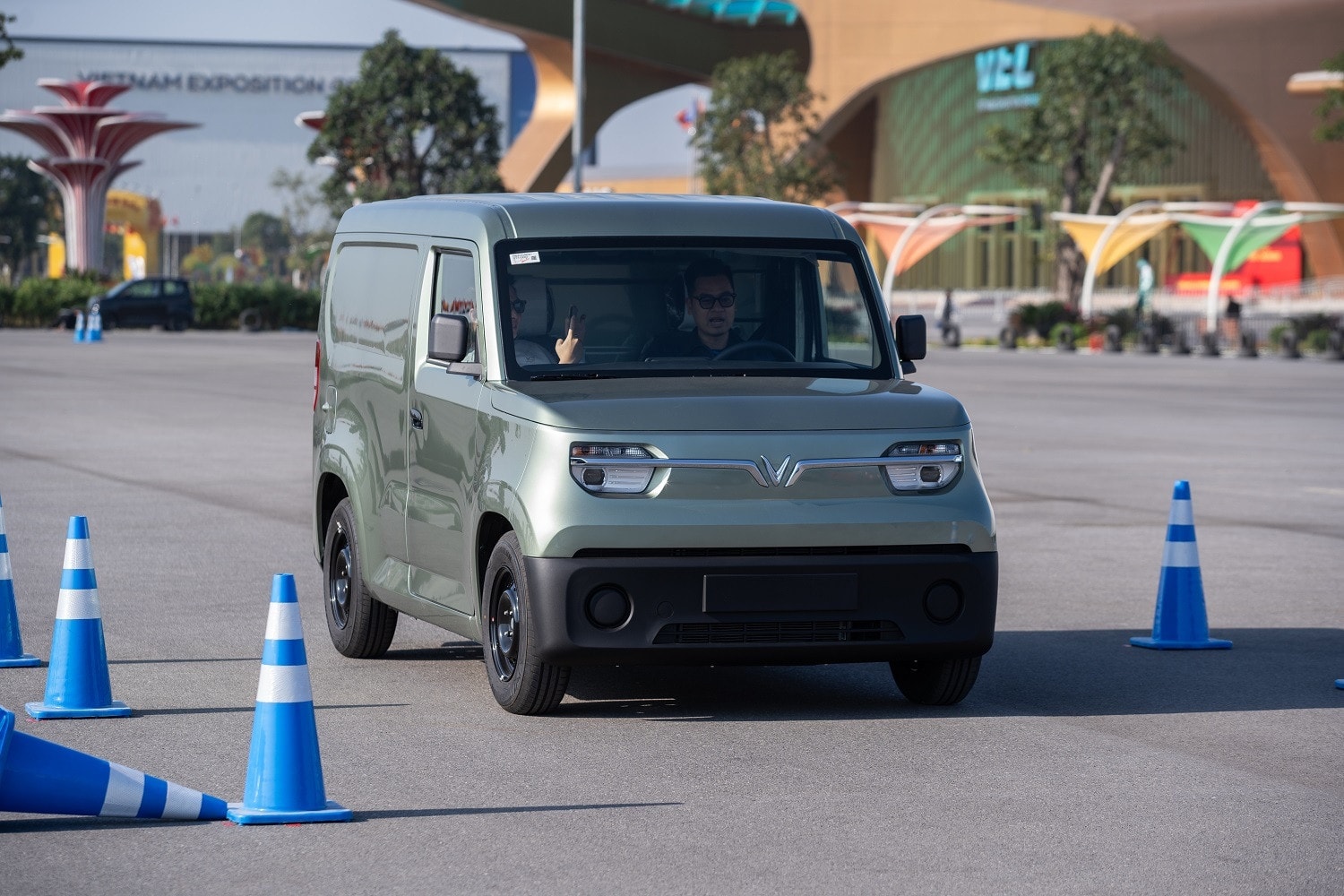 Xe tải điện VinFast EC Van được ưa thích vì tính tiện dụng và chạy điện. (Ảnh: Vinfast)