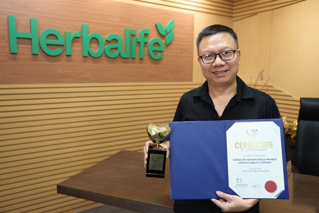Herbalife Việt Nam đạt giải thưởng khu vực 'CXP Trải Nghiệm Khách Hàng Xuất Sắc' năm 2025- Ảnh 1.