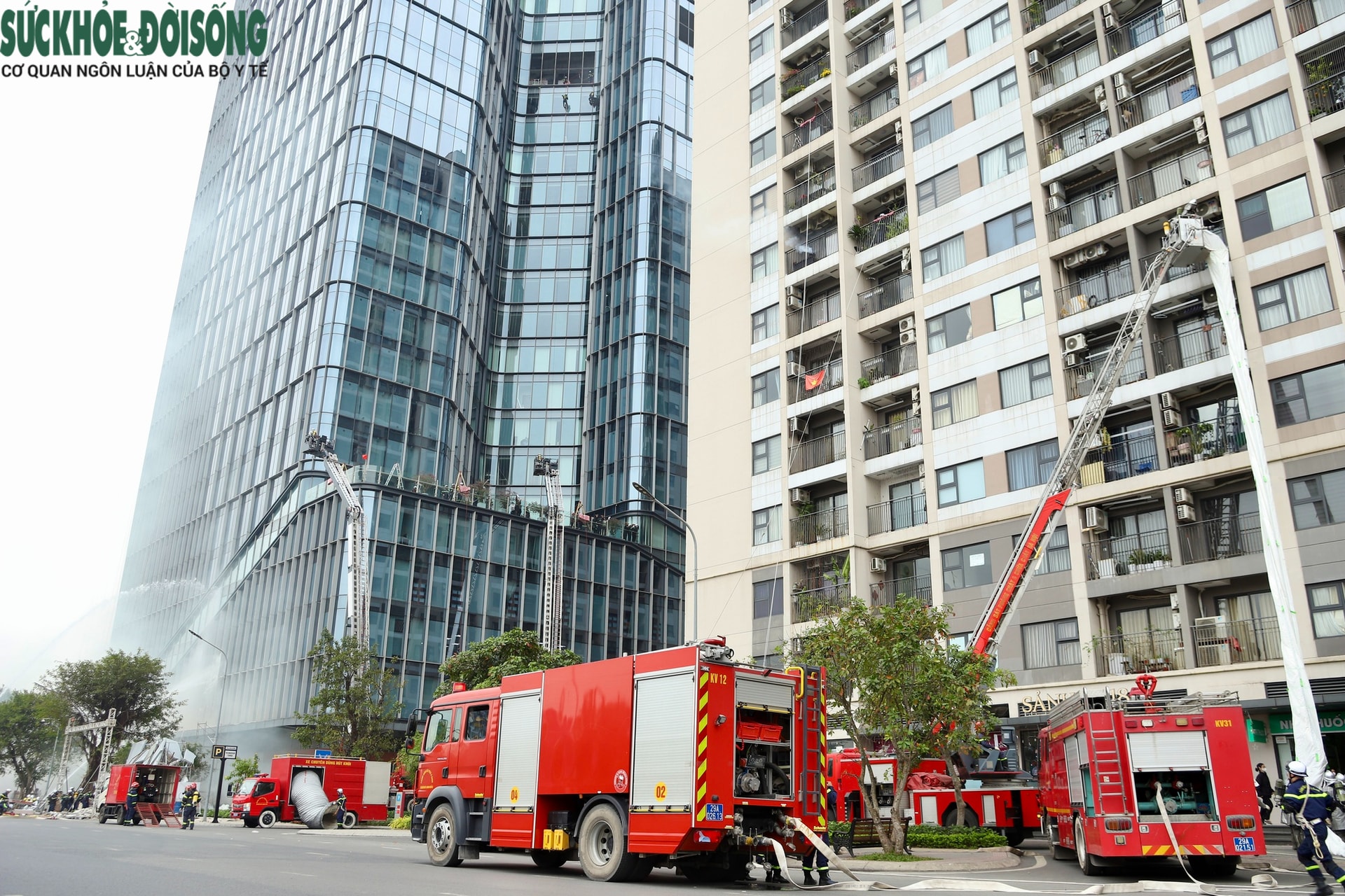 Trực thăng tham gia diễn tập chữa cháy, cứu nạn quy mô 4000 người ở Hà Nội- Ảnh 18.