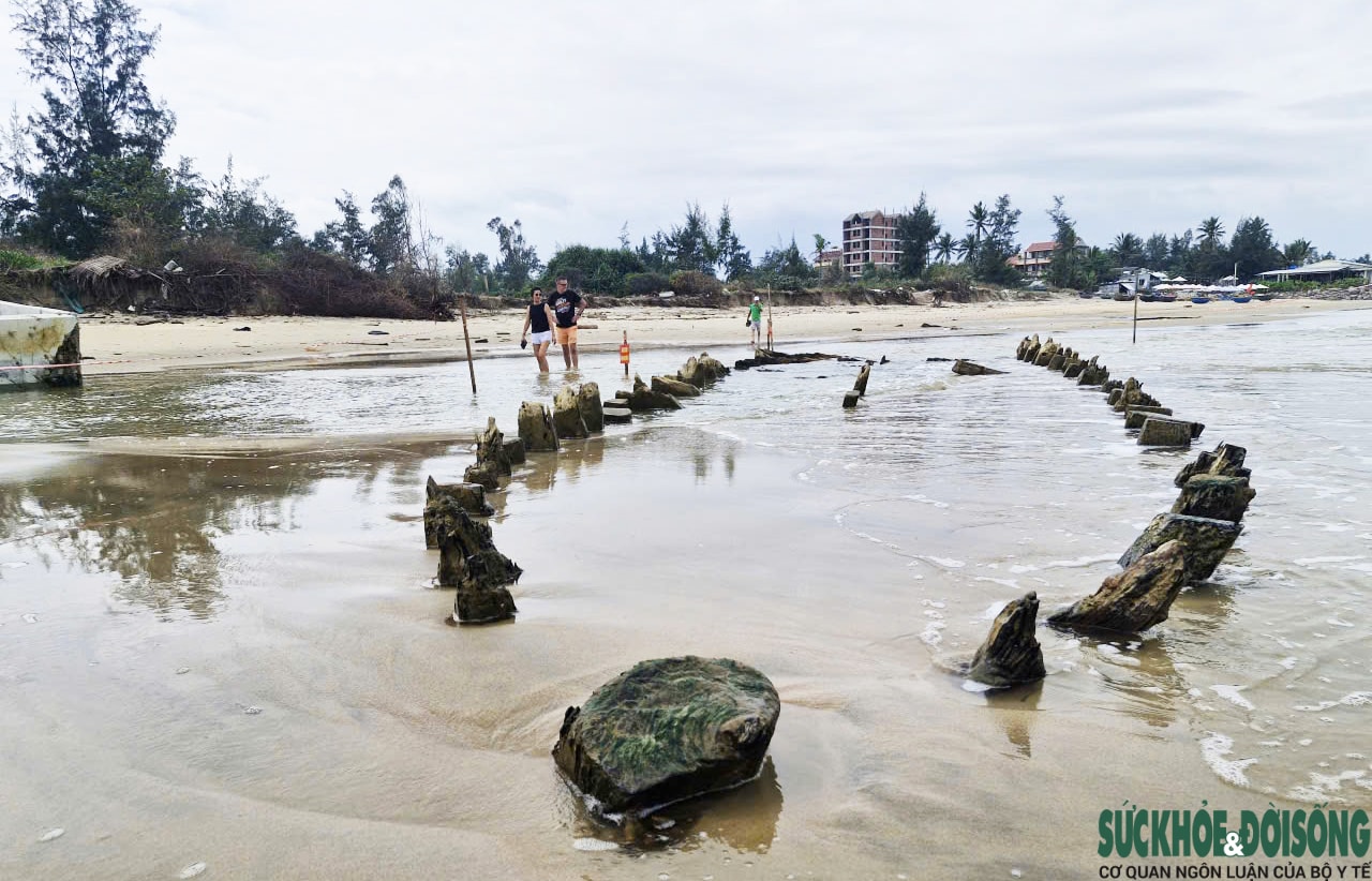 Cận cảnh tàu cổ hàng trăm năm tuổi nhiều lần xuất lộ rồi lại bồi lấp- Ảnh 2.