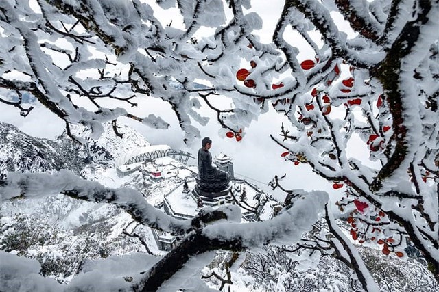 Khách du lịch có thể 'săn tuyết' vào dịp nghỉ Tết Dương lịch- Ảnh 1. Khách du lịch có thể 'săn tuyết' vào dịp nghỉ Tết Dương lịch- Ảnh 1.