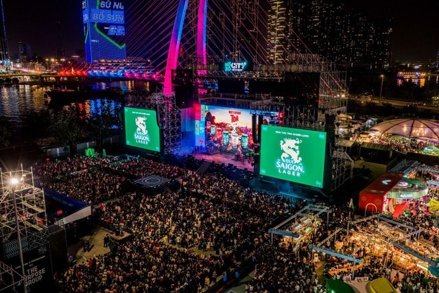 'Tỏa sắc gắn kết': Bia Saigon Lager mang đến Hozo City Tết Fest trải nghiệm văn hóa nhiều vùng miền- Ảnh 1.