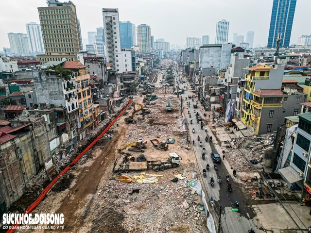 Diện mạo Vành đai 1 sau khi phá dỡ loạt công trình lớn- Ảnh 2.