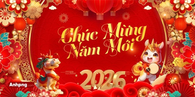Những mẫu thiệp chúc mừng năm mới 2026 đẹp nhất- Ảnh 11.