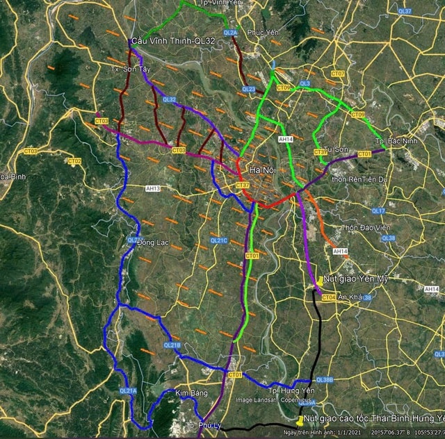 Từ 12h -24h hôm nay, cấm xe tải trên 10 tấn lưu thông trên vành đai 3- Ảnh 2.