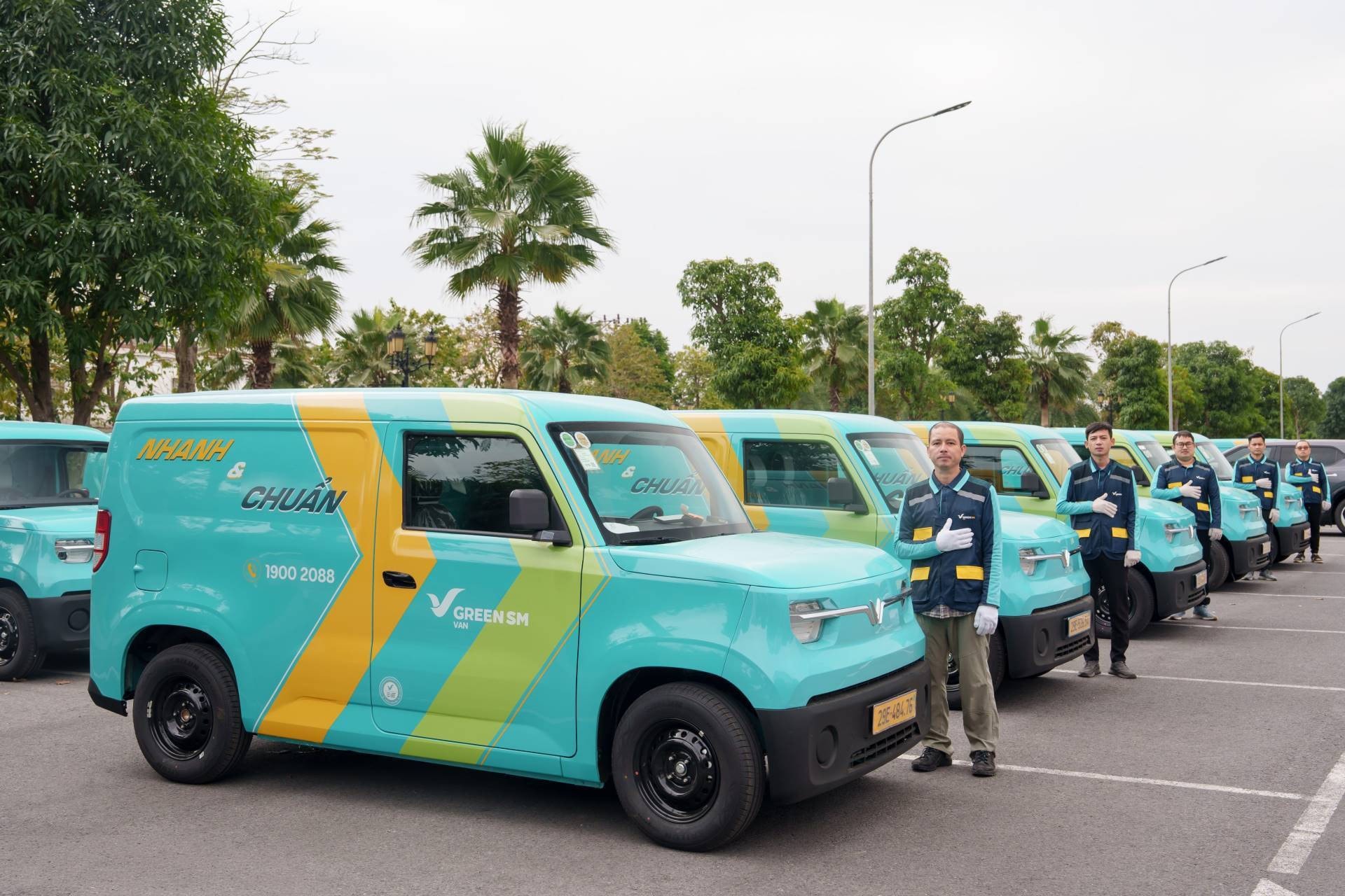 Green SM Van đảm bảo chất lượng dịch vụ 