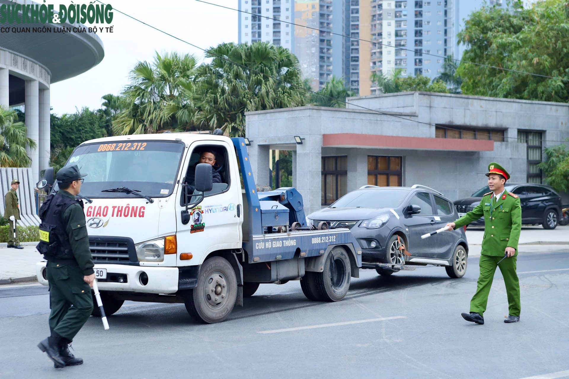 Hà Nội bảo đảm TTATGT phục vụ sơ duyệt, diễn tập bảo vệ Đại hội XIV- Ảnh 4.