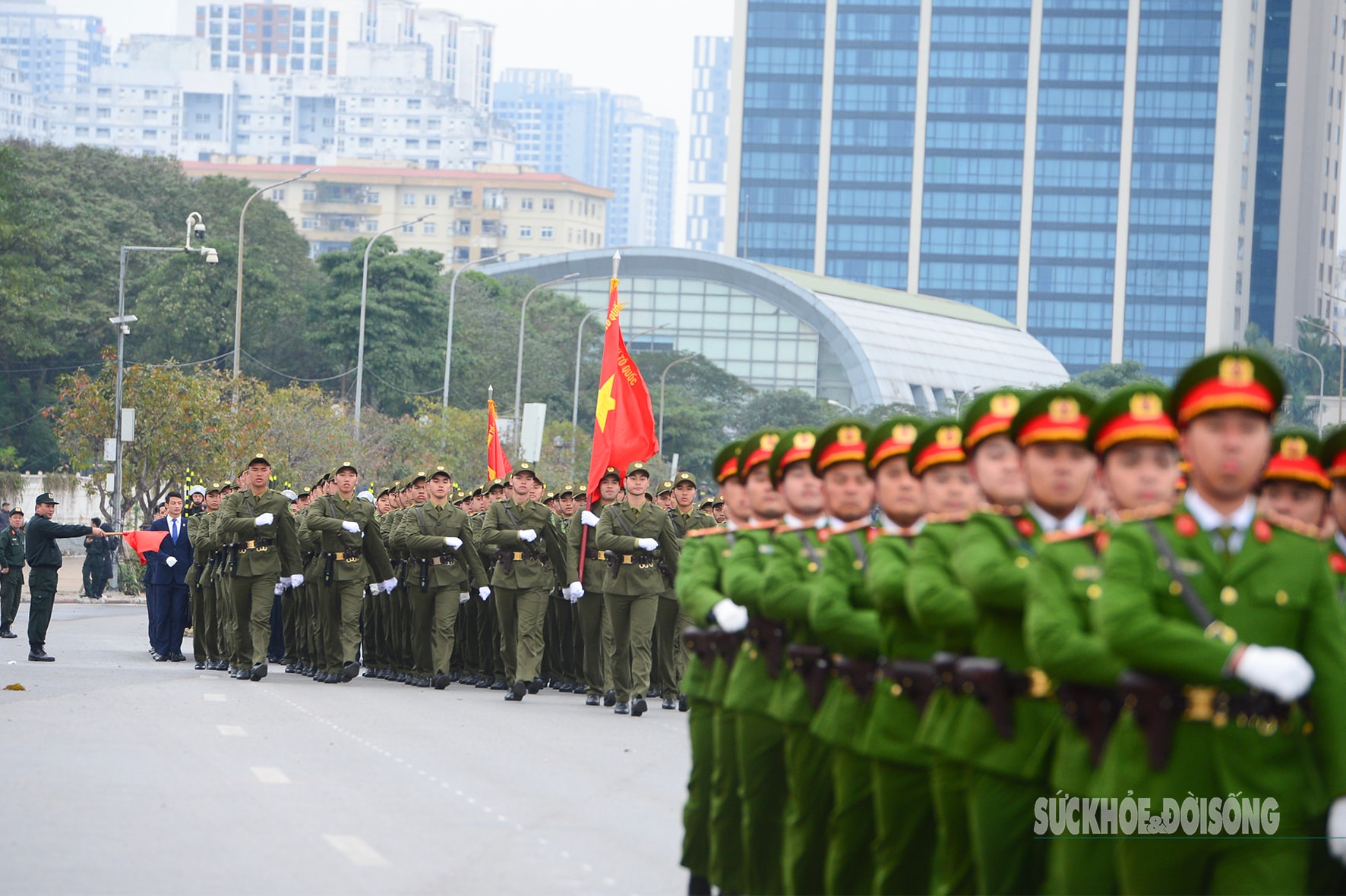 Công an diễn tập phương án bảo vệ Đại hội Đảng- Ảnh 7.