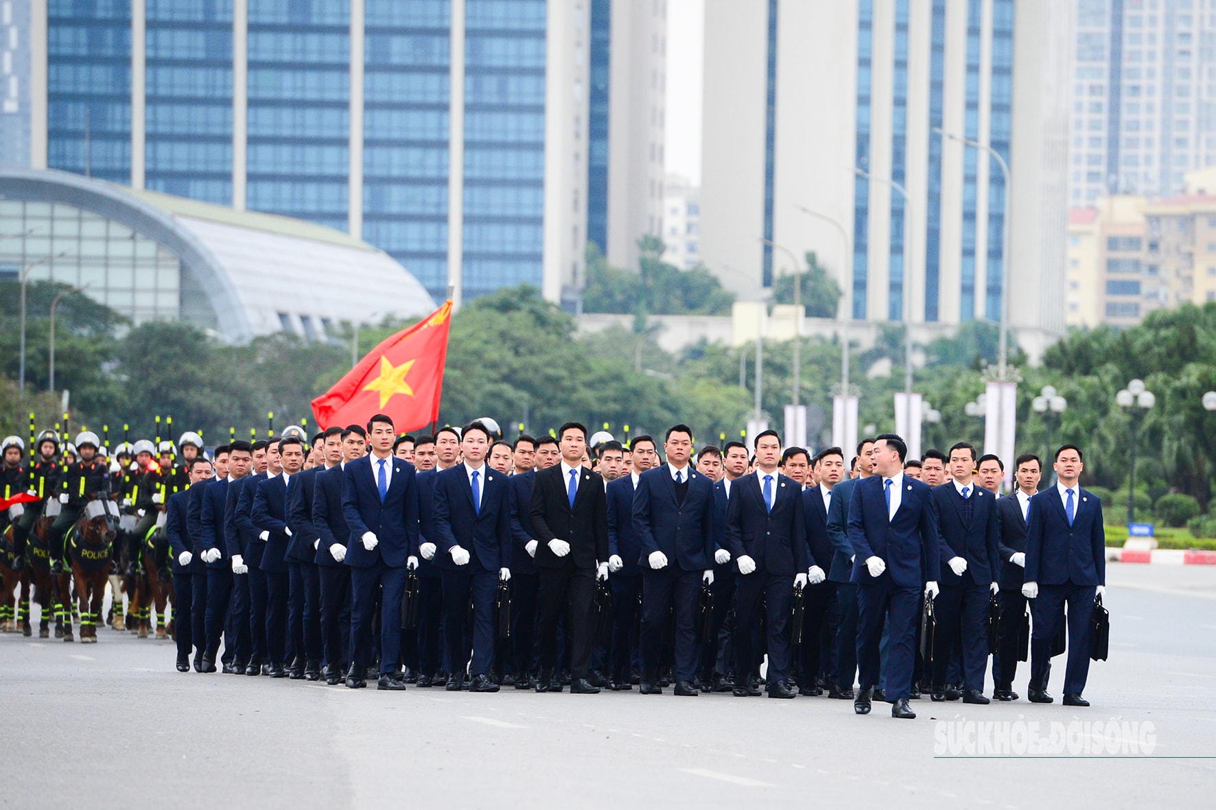 Công an diễn tập phương án bảo vệ Đại hội Đảng- Ảnh 4.