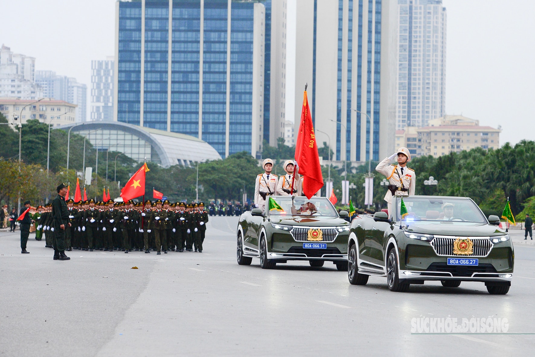 Công an diễn tập phương án bảo vệ Đại hội Đảng- Ảnh 3.