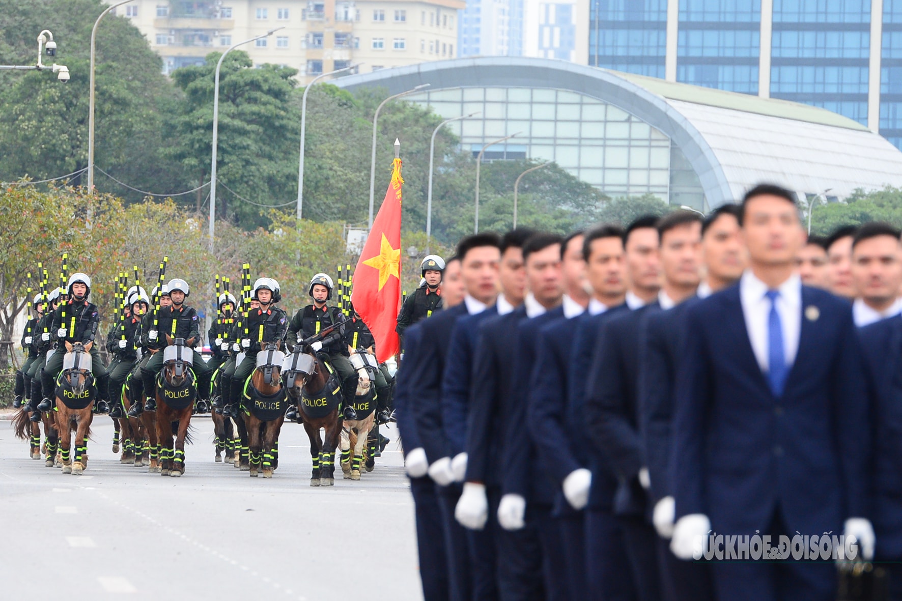 Công an diễn tập phương án bảo vệ Đại hội Đảng- Ảnh 8.