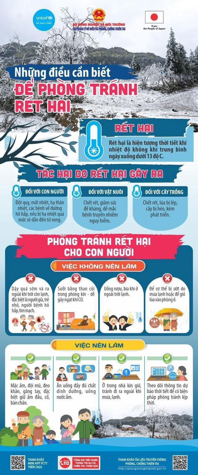 Các kỹ năng phòng chống rét đậm, rét hại cho người và vật nuôi - Ảnh 2.