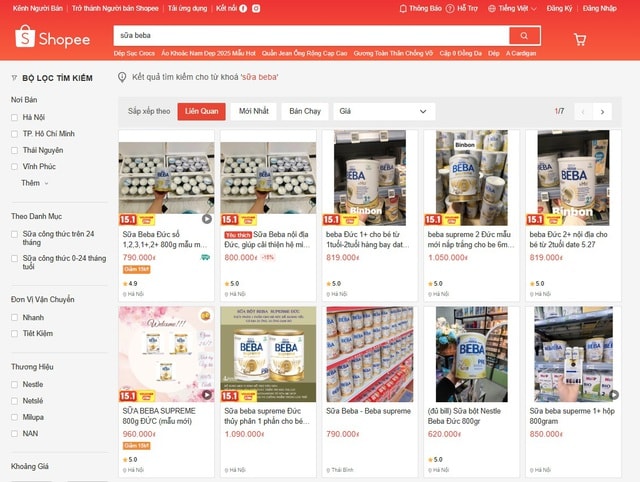 Bộ Y tế đã cảnh báo nhưng nhãn sữa Nestlé nghi nhiễm độc vẫn bán trên sàn điện tử- Ảnh 1.