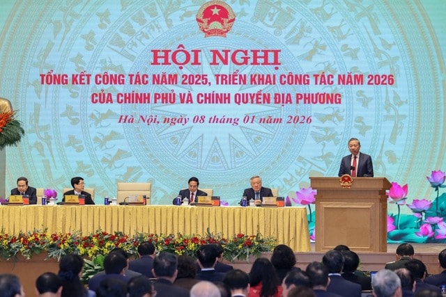 Phát biểu của Tổng Bí thư Tô Lâm tại Hội nghị tổng kết công tác năm 2025, triển khai công tác năm 2026 của Chính phủ và chính quyền địa phương- Ảnh 2. Phát biểu của Tổng Bí thư Tô Lâm tại Hội nghị tổng kết công tác năm 2025, triển khai công tác năm 2026 của Chính phủ và chính quyền địa phương- Ảnh 2.