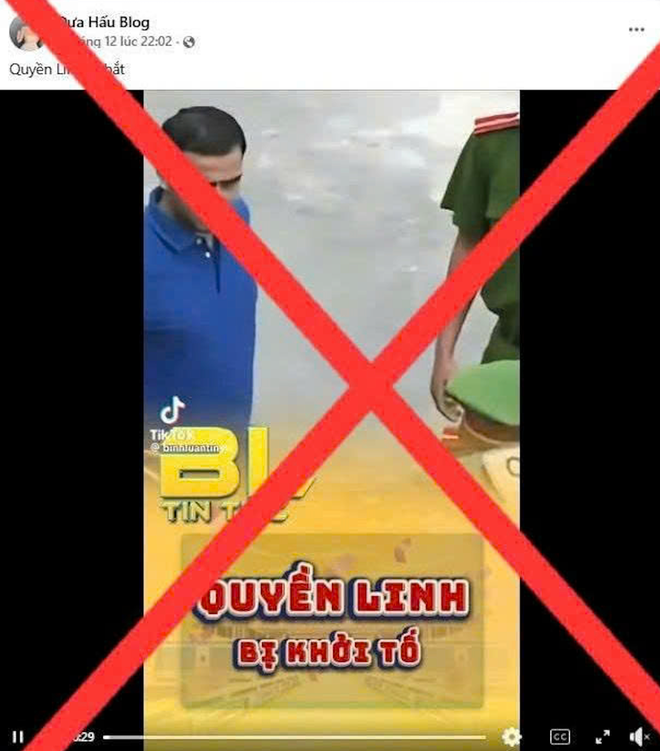 Dùng AI tạo tin giả 'MC Quyền Linh bị bắt tạm giam', 2 đối tượng bị xử phạt- Ảnh 4.