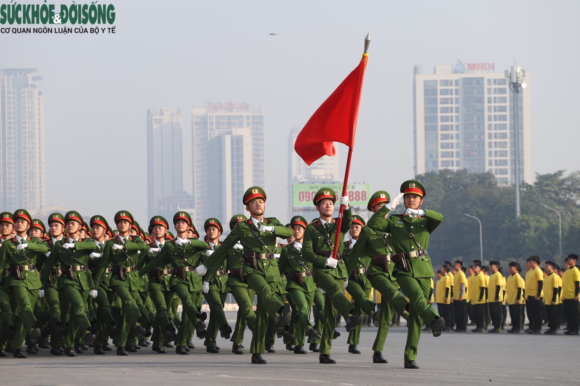 Những hình ảnh ấn tượng trong Lễ xuất quân, diễn tập bảo vệ Đại hội XIV- Ảnh 8.